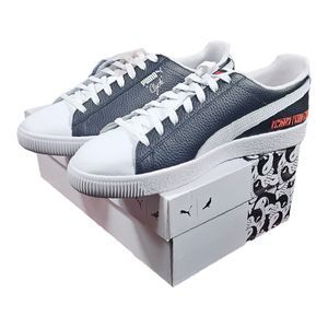 Puma Black and White Athletic Shoes